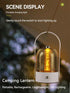 Bensejk 3 Dimmable Night Light for Kids, Portable Night Lamp Light with Handle, Way Touch Lamp Type-C Charging Night