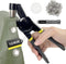 Grommet Tool Kit, 3/8 inch Manual Eyelet Press Machine with 500 pcs 10 mm Grommets