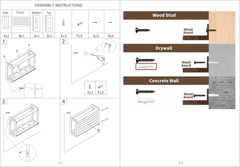 BEARUT Router Shelf Wall Mount WiFi Router Storage Box Modem Cable Cover Organized Power Strip Cable Management Hider