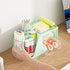Marbrasse Desk Organizer with 2 Drawers, 360° Rotating Pen Holder, 6 Slots Pencil Organizer + 2 Drawer for Office