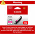 Canon CLI-271XL Genuine Magenta Ink Tank, Compatible with MG6820, MG6821, MG6822, MG5720, MG5721, MG5722, MG7720,