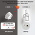 Deyagoo 3 3 360Rotate LED Wall Sconce, Wall Mounted Lamp with Rechargeable Battery Operated Color Temperature