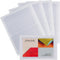 C-Line Self-Adhesive Business Card Holders, Clear, Side Load, 2 x 3.5, 10/Pack