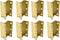 QCAA Three Fold Shutter Hinge, Half Surface for Shutter, Cabinet, Furniture, 2-1/2"