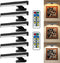 EUIOKUN 6Pack Wireless Picture Light for Wall Battery Operated Wall Sconces with Remote