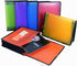 Filexec Single Pocket Expanding File, Letter, Elastic Closure, Assorted, Pack of 6 (50125-3429)