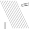 10 Pieces 304 Stainless Steel Model Straight Metal Rods, 2mm x 150mm, Lathe Bar Stock for Toy Car Helicopter