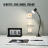 Clip Desk Lamp, USB Reading Light with Flexible Neck, 3 Color Temperature Options, 10 Dimmable Brightness Levels for