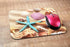 Seashell Gaming Mousepad, Colorful Seashell Starfish on Beach Mouse Pad for Computer Desk, 9.5 x 7.9 Inch