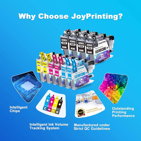 LC3013XL Ink Cartridges Replacement for Brother LC-3011, LC3013 XL Compatible with Brother MFC-J491DW, MFC-J497DW,