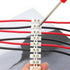 12 Position Dual Row Terminal Block Set, 7 Pieces Electrical Barrier Wire Connector Block, 10A 380V