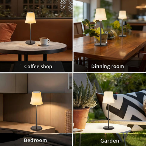 Dimmable 3 (1, Unique New Wireless Wine Bottle Lamp Rechargeable Color&RGB LED Desk Lamp with Shade Touch Control