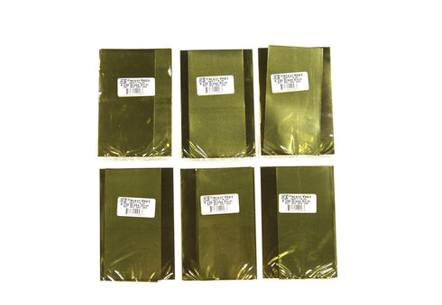 K&S Precision Metals 258 Assorted Brass Sheet Shim, 6 Pieces, Made in the USA