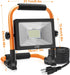 50W 4300LM 500W IP66 16.4FT 5000K LTE LED Work Light, Equivalent Portable Light Waterproof Outdoor Flood Lights Cable