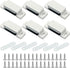 Jersvimc 6Pcs Closet Magnetic Door Catch Cabinet Door Magnets Catch, Drawer Magnet Latch Magnetic Shutter Hardware