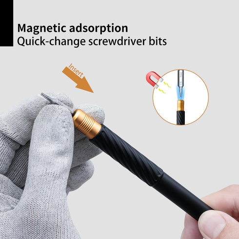 HengTianMei Precision Screwdriver Set, 12 in 1 Small Magnetic Screwdriver Kit for Xbox, Computer, Phone, Laptop
