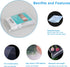 2" x 3" Plastic Bags - 200 Count, 2 Mil Transparent Resealable Zipper Poly Bags for Jewelry Supplies, Small Items
