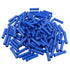 Hordion 120pcs 16-14 AWG Butt Splice Connectors, Blue Crimp Insulated Electrical Wire Terminal Connectors