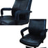 Wanty 2 Pieces Home Office Polyester Armrest Slipcovers, Durable Machine Washable (Black)