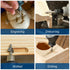 Wood Carving Bits Engraving Router Bit, 20pcs HSS Rotary Burr Set for DIY Woodworking & Carving