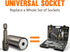 Set Stocking Stuffers for Men Adults Tools, Super Universal Socket Gifts for Men Grip Socket with Power Drill Adapter