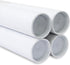 MagicWater Supply Mailing Tube 2 in x 9 in White - 4 Pack for Shipping and Storage of Posters, Arts, Crafts, Documents