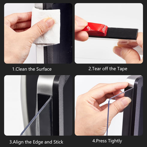NovaViva Frameless Monitor Memo Board for No Edge Monitors,Office Desk Accessories Computer Monitor Sticky Note