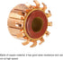 PATIKIL Electric Motor Commutator, 12 Gear Teeth, 8mm ID, 18.8mm OD for Motor Spare Parts