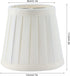 MUNEFE Bulb, Lamp Shade Clip On Cloth Pendant Light Shade, Barrel Lampshade for Home Living Room Bedroom Hotel