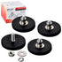 MUTUACTOR Neodymium Rubber Coated Magnet, 4pack Heavy Duty Magnets for Fixing Lights, Cameras, Vans