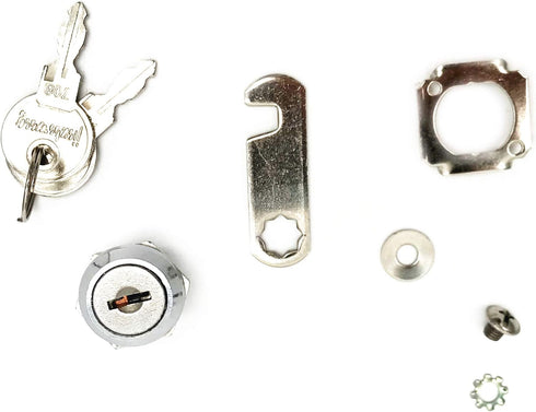 XMHF 16mm Cylinder Cam Lock for Mailbox, Cabinet, Cupboard, Drawer, Tool Box, Keyed Different, 2 Pcs