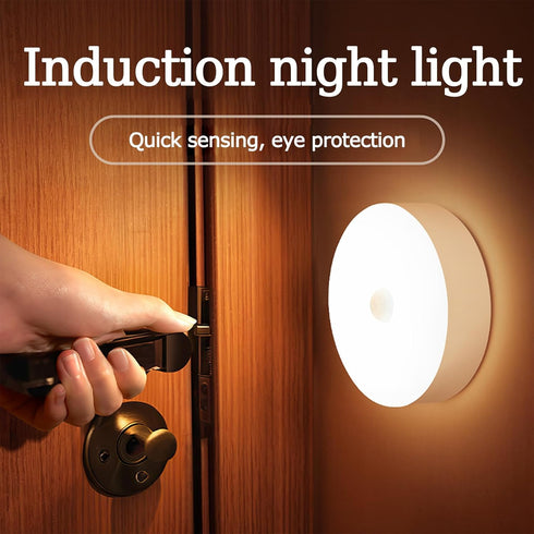 Luolingyunqi 3 Packs Night Light with Smart Sensor Dusk to Dawn Sensor LED Warm White Ambient Lighting Bedroom Bathroom