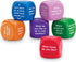 6+, 6 Learning Resources Conversation Cubes -Ages Foam Cubes for Social Emotional Learning, School Counselor Supplies