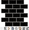 URCOLOR 10-Sheet Back Splashes for Kitchen Peel and Stick Tile Sticker,12"x12" Self