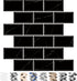URCOLOR 10-Sheet Back Splashes for Kitchen Peel and Stick Tile Sticker,12"x12" Self