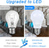 4 Pack LED Light Bulbs, 40 Watt Equivalent, Daylight 5000K, A19 Standard Light Bulbs, E26 Medium Base, Non-Dimmable