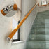 PAUANI 30-600cm 1ft/30cm Solid Wood Stairs Railing - Indoor Safety Non-Slip Handrails, Wall Mount Handrail W/Sturdy