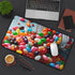 GENERIC Vibrant Jelly Beans Spilling from Candy Jar Desk Mat