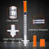 1ml/cc 29G 5/16 Inch U-100 100 Pack Syringes, Scientific Lab Syringe, Individual Wrapped