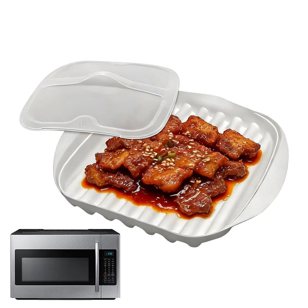 Generic Microwave Bacon Tray - 2724.5cm Non-Sticky Food Grade Cookware | Bacon Cooker