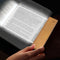 AVEKI Book Light, Dimmable LED Reading Light 3 Color Flat Book Lamp