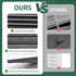 TIHCXNY 2 Pack 12" 12"Inch) (Black x Gable Vents, Aluminum Walls, Lofts, Garages etc with Screened Metal Shed Vents