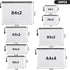 EOOUT 20pcs Mesh Zipper Pouch 8 Sizes Waterproof Zipper Bags, Plastic Travel Pouch for Board Game Travel Storage School Supplies Office Appliances Home Organize by EOOUT