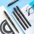 M&G Erasable Gel Pens - 12 Pcs Fine Point 0.5mm Black Erasable Gel Ink Pens with Comfort Grip for Writing