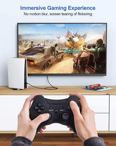 4K 8FT 5-Pack, 8 2.0 4K 60Hz, 2K 1440P, 1080P, 2.2, 3D PS5/PS4/PS3, HDMI Cable HDMI to HDMI Cable Foot High Speed HDMI