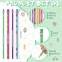 Leinuosen 72 Pcs Scented HB Pencils for Kids, Colorful Fun Wood Pencils with Erasers for School Office Classroom