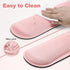 Upgrade Cleanable PU Leather Keyboard Wrist Pillow Rest Pad - Gimars Enlarge Mouse Cushion Support for Office