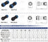 HangTon HE21 8 Pin Electrical Connector, Circular Waterproof Aviation Quick Disconnect Cable Male Female Plug Socket