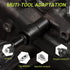 KAKILFOB Set, 13 Frozen, Lug Nut Extractor Twist Socket Pieces Wheel Lock Removal Kit, for Removing Damaged, Rusted