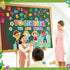 Pasimy Student Diversity Bulletin Board Sets - Boho Classroom Decor with Rainbow Equality Tree Handprint Cutouts